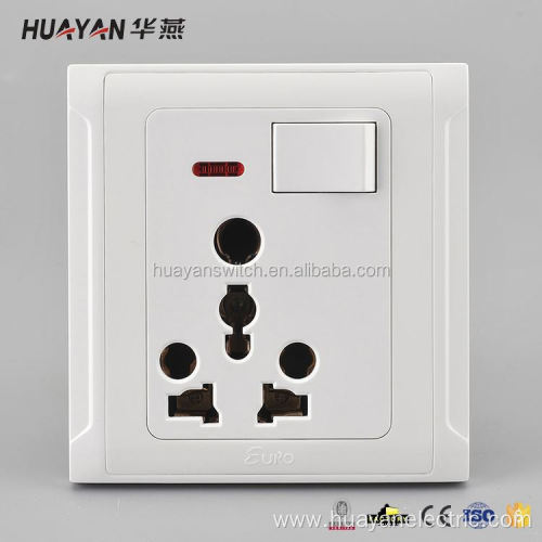 Different Types White Pakistan Wall Switch Socket